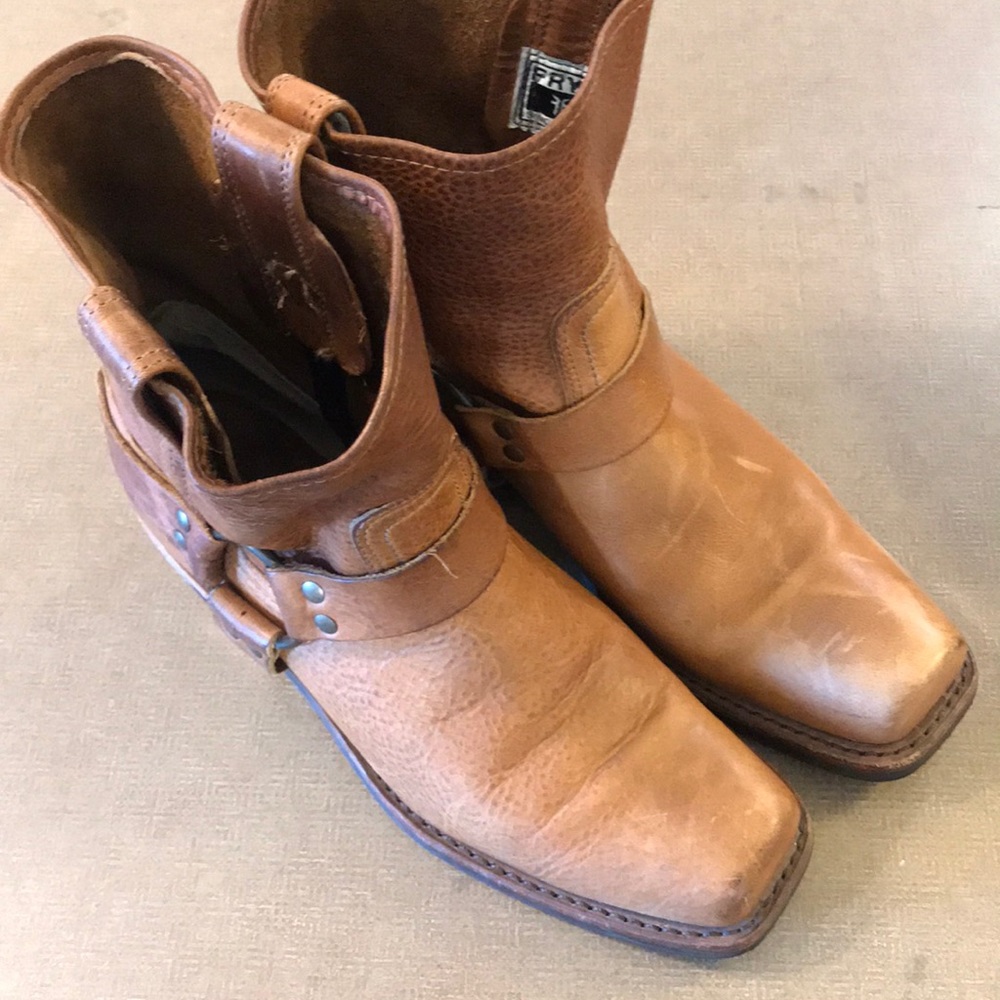 Frye short Motorcycle Boots Harness size 9.5